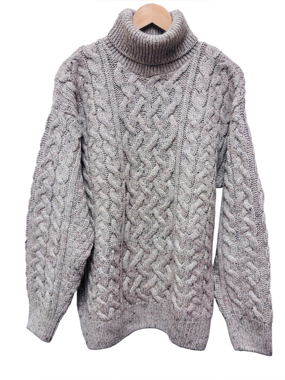 Celtic Country 100% Wool Turtleneck Sweater
